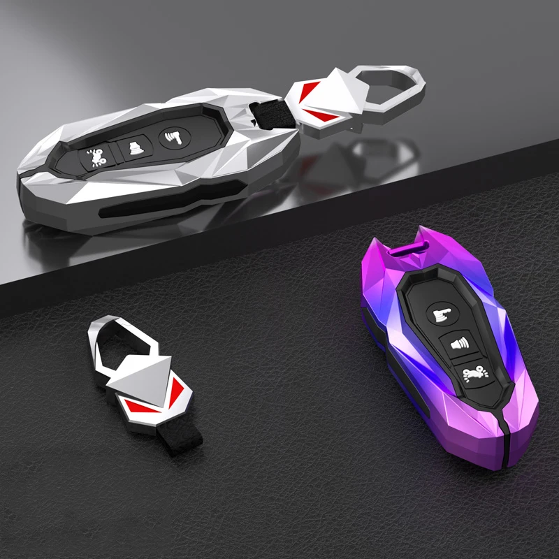 Portachiavi Per Auto In Lega Di Zinco Smart Remote Control Fob Cover Per Honda Pcx Forza 300 Airblade 125 C125 Super Cub Scooter Vario 150