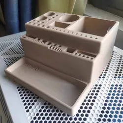 Multifunctional 3D Printing Tool Organizer for Desktop and Garage Storage (Light Coffee Color)