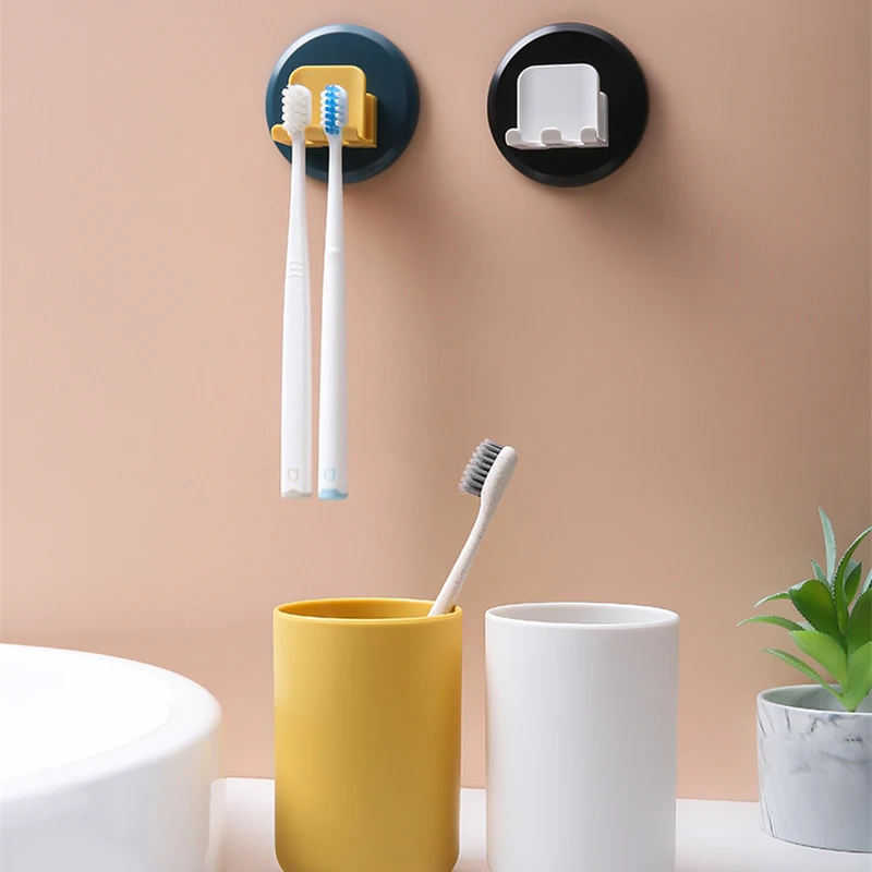 Bathroom Toothbrush Holder Toothbrush Toothpaste Wall-Mounted Storage Rack Kitchen Chopsticks Tableware Drain Shelf Organizer toothbrush holder