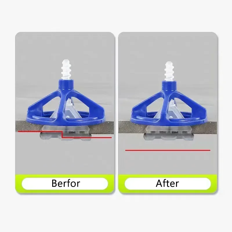 Tile Leveling Tools 50/100PCS Spiral Ceramic Tile Leveling System Tile Leveler Spacer Baseplates for Laying Wall Floor Fixing Construction Tool Tile Spacers Tile Leveling Clips