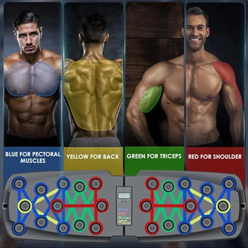 Automatic Count Push Up Board Home Fitness Rack Pushup Bars Handles Foldable Professional Chest Abdomen Arms and Back Train push up bar folding push up board push up board push up stand