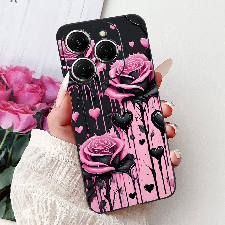 Stylish Painted Soft TPU Phone Case - For Tecno Spark 20 Series