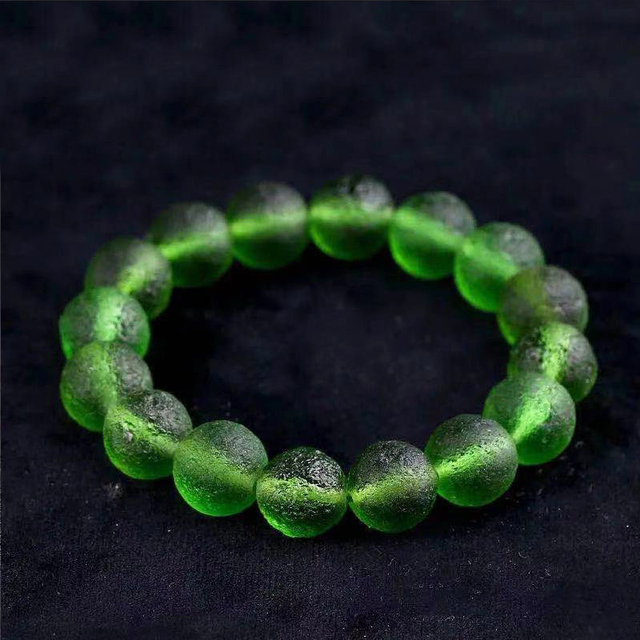 Colorful Meteorite Bracelet Five Elements Bagua Meteorite Bracelet Round Bead Handle Jewelry Bracelet Wholesale