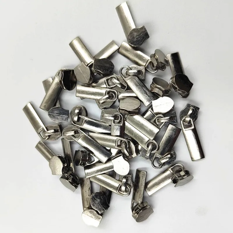3# Nylon Coil Wallet Female Bag Male Bag Luggage Zipper Puller 25/50/100Pcs zipper pullers
