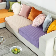 

Claroom Plush Fabirc Elastic Sofa Cover Solid L Shape Sofa Covers Velvet For Living Room Stretch Slipcover Couch Cover