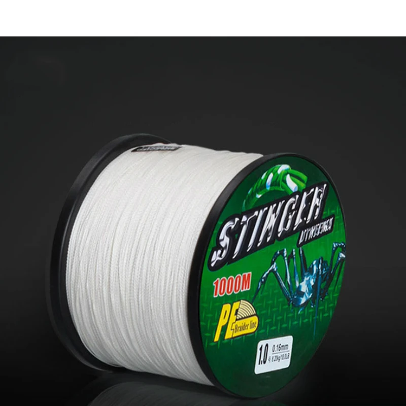 Super Strong 1000m 4 Braided Fishing Line PE Woven Fishing Line  Wear-resistant Carp Rock Fishing Gear Wire Muticolors Fish Line - AliExpress