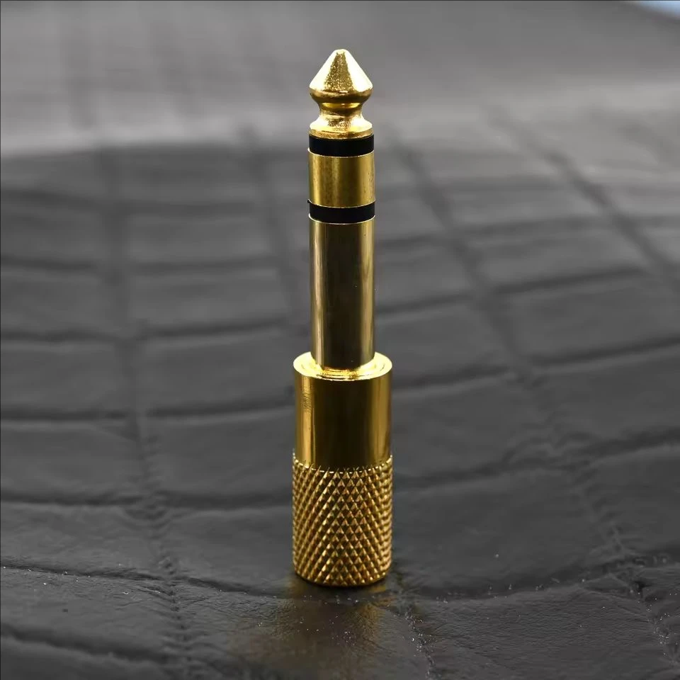 Premium 6.35mm to 3.5mm Audio Adapter for Headphones and Microphones