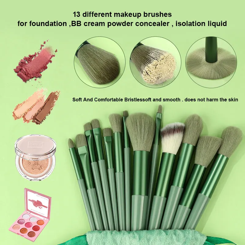 13Pcs Makeup Brush Set Make Up Concealer Blush Powder Brushes Eye Shadow Highlighter Foundation Brush Cosmetic Beauty Tool 2