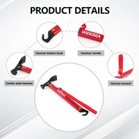 Feriales Widesea Camping-Nagelhammer – Ultraleichte Aluminiumlegierung – Robuster Multifunktions-Hammer für Zeltheringe, Outdoor & Rucksacktouren 1