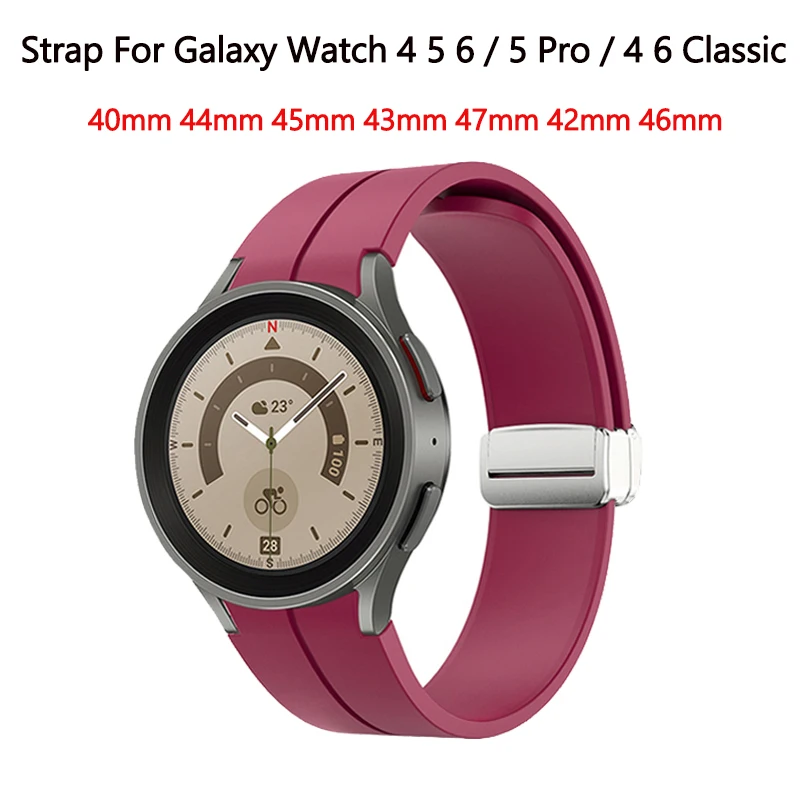 Magnetic Silicone Strap - No Gap Design Bracelet