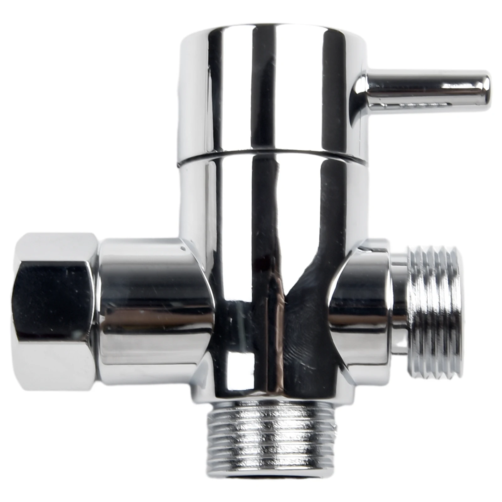 

3-ходовой распределительный клапан для воды, распределительный клапан, T-адаптер, преобразователь, 3-ходовой ABS-клапан для ванной 1/2, соединительный конвертер