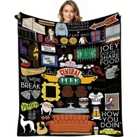 Gift for A Friend Blanket TV Show-Santa Claus Has Come To Great Home Couch Bedroom Movies Games and Travel Christmas Decoration 2