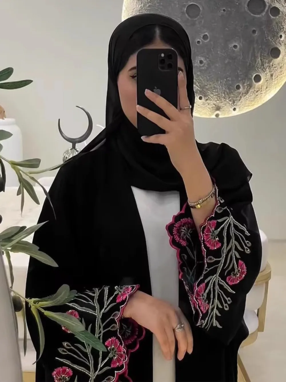 عباية نسائية للعيد فستان حفلات مطرز عبايات إسلامية...