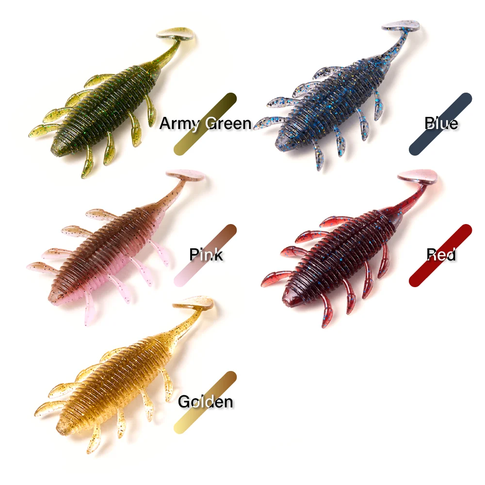 Soloking 6 teile/los Angel köder Kit Soft köder 8,3g 83mm Fett wanze für Bass Fishing Fishing Soft Bait Swimbait – Detail 7