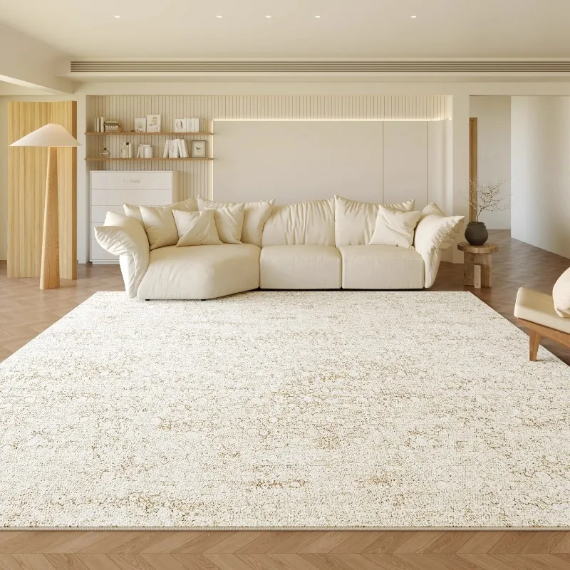 Off-white Living Room Carpet Large Area Cream Style Bedroom Rug Modern Minimalist Home Decoration Coffee Table Sofa Floor Mat 러그
