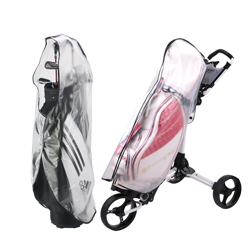 

Golf Bag Rain Cover Outdoor Golf Club Bag Waterproof PVC Durable Dust Cover Golf Course Supplies