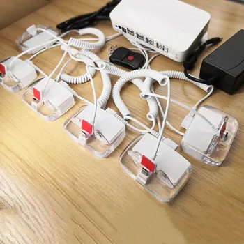 Mobile Smartphone Security Display Anti-Theft Alarm System with Acrylic Stand Rechargeable 4 6 8 10 Ports