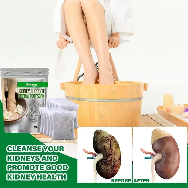 10pcs/bag Herbal Foot Soak Ginger Lymphatic Kidney Support Bath Wormwood Feet Bath For Sleep Foot Powder 수면제