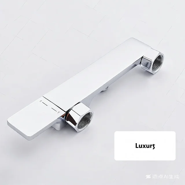 ก๊อกน้ําวาล์วผสมฝักบัวทองเหลือง - ฟิกซ์เจอร์แรงดันสูงร้อน/เย็นพร้อมติดตั้งง่ายและเพิ่มการไหล ระบบฝักบัว 1