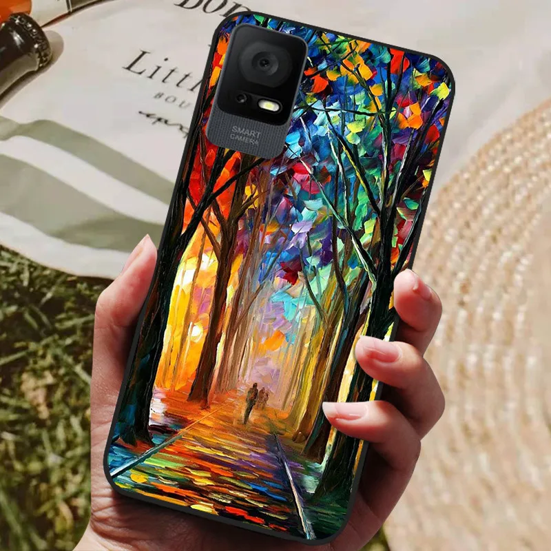 Black Silicone TPU Phone Cover with Soft Bumper Protection