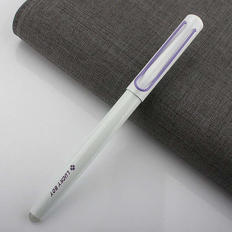 

Financial Tip 0.38mm Extra Fine Fountain Pen classic Clip Ink Pens Steel Metal Classic student Office School Ink pen