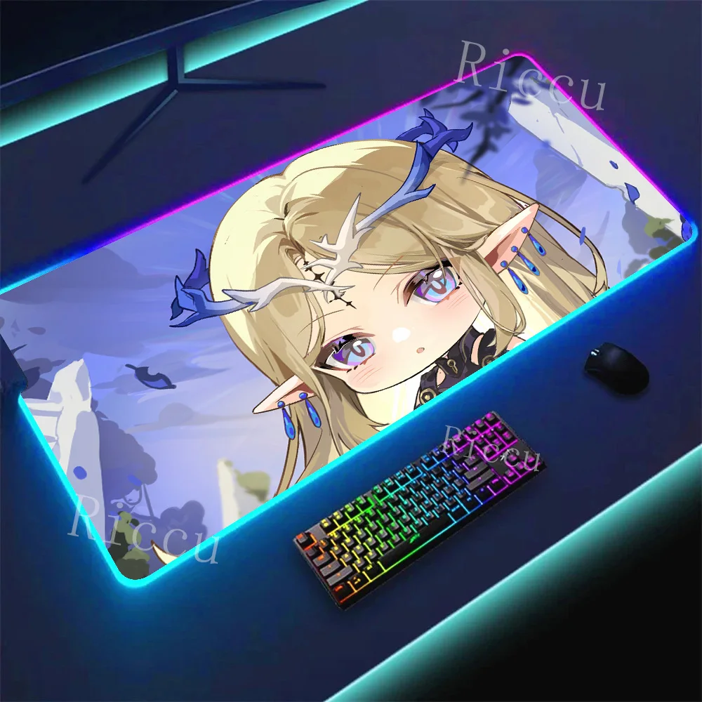 Extra Large RGB HD Kawaii Non-slip Gaming Mouse Pad