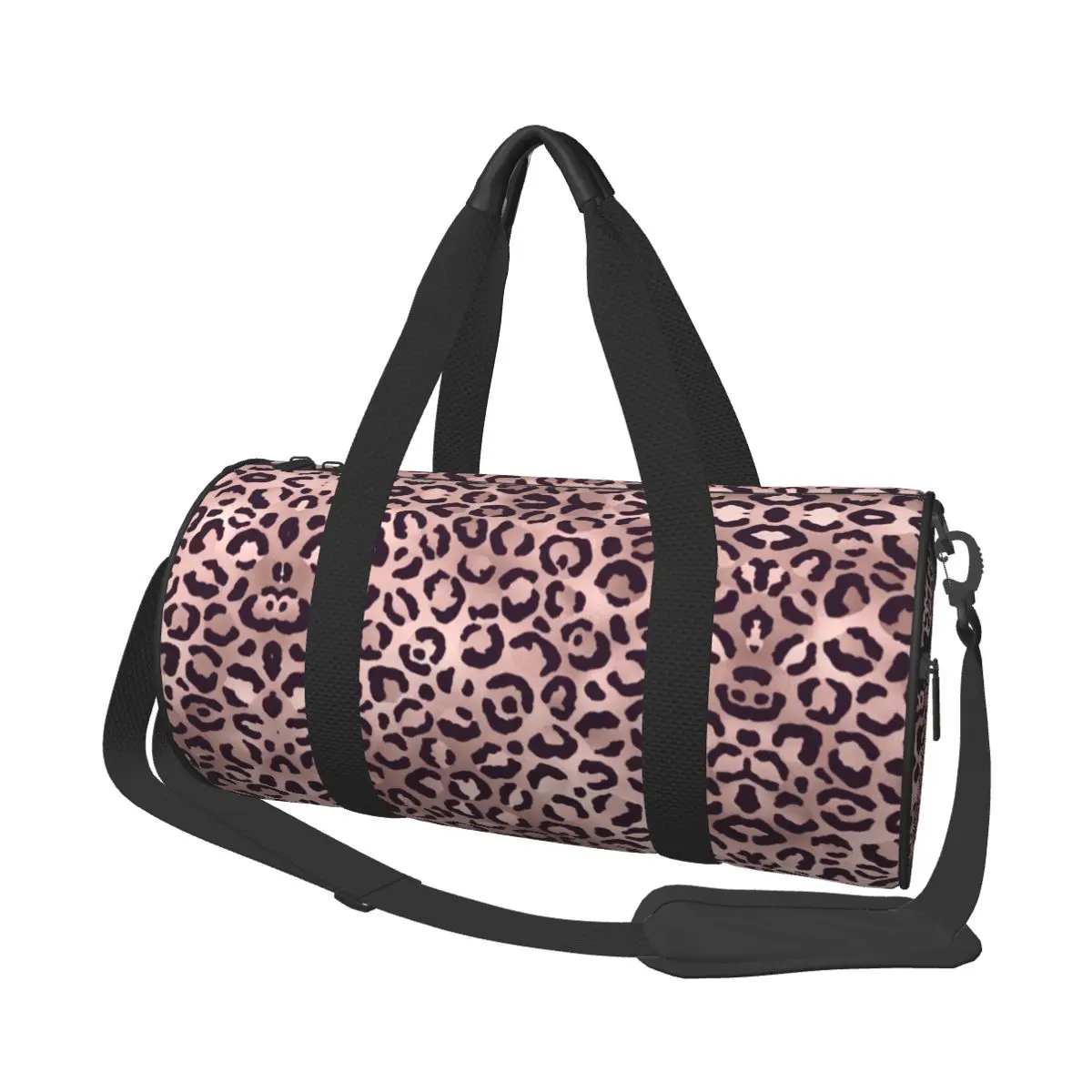 

Розовая леопардовая спортивная сумка с животными y2k, эстетические дорожные спортивные сумки для тренировок, большая необычная сумка для фитнеса, уличные сумки