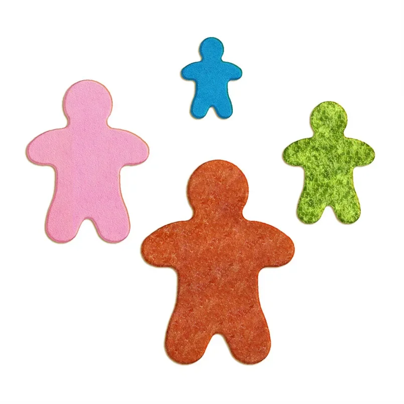 Four Specifications Cartoon Characters Traits Gingerbread Man Plastic Cake Mold Cookie Cutters Fondant Tools Sushi and Fruits Cutters