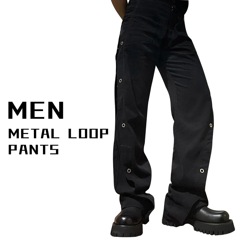 Luxury 2023 korean streetwear Cool casual cotton pants vintage y2k cargo  panst for men pantalones hombre