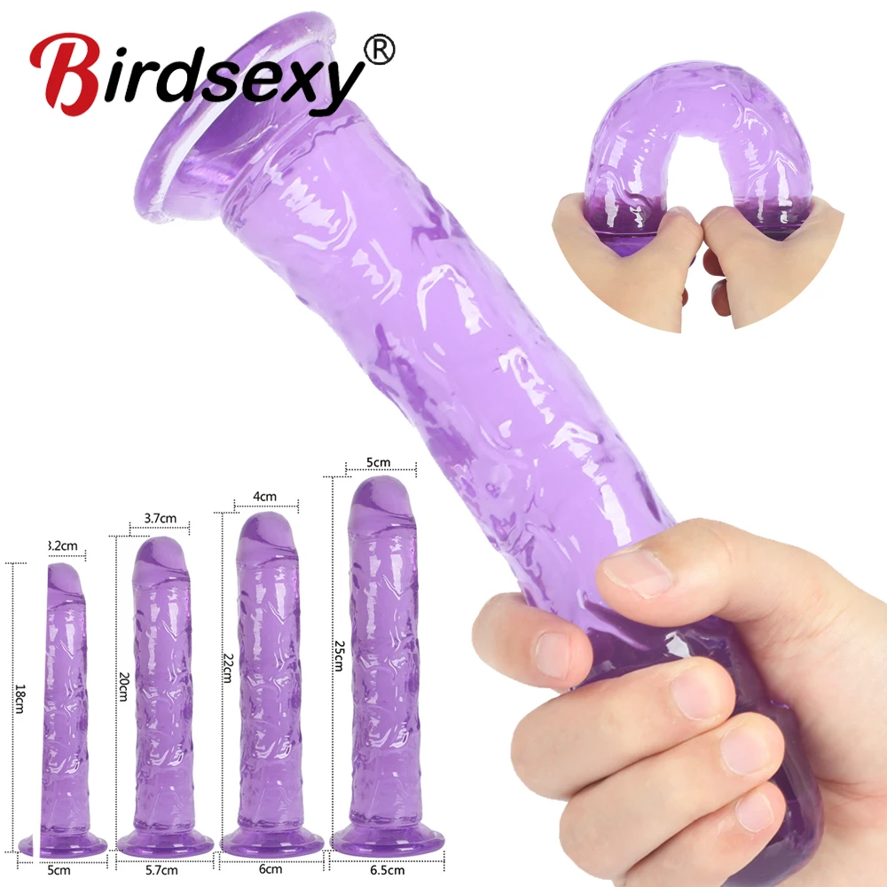Sex Crystal Dildo For Woman Realistic