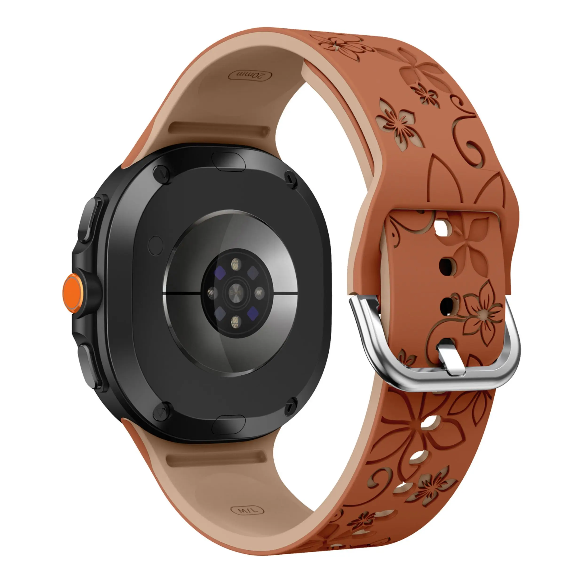 Engraved Silicone Band for Galaxy Watch - No Gaps Strap