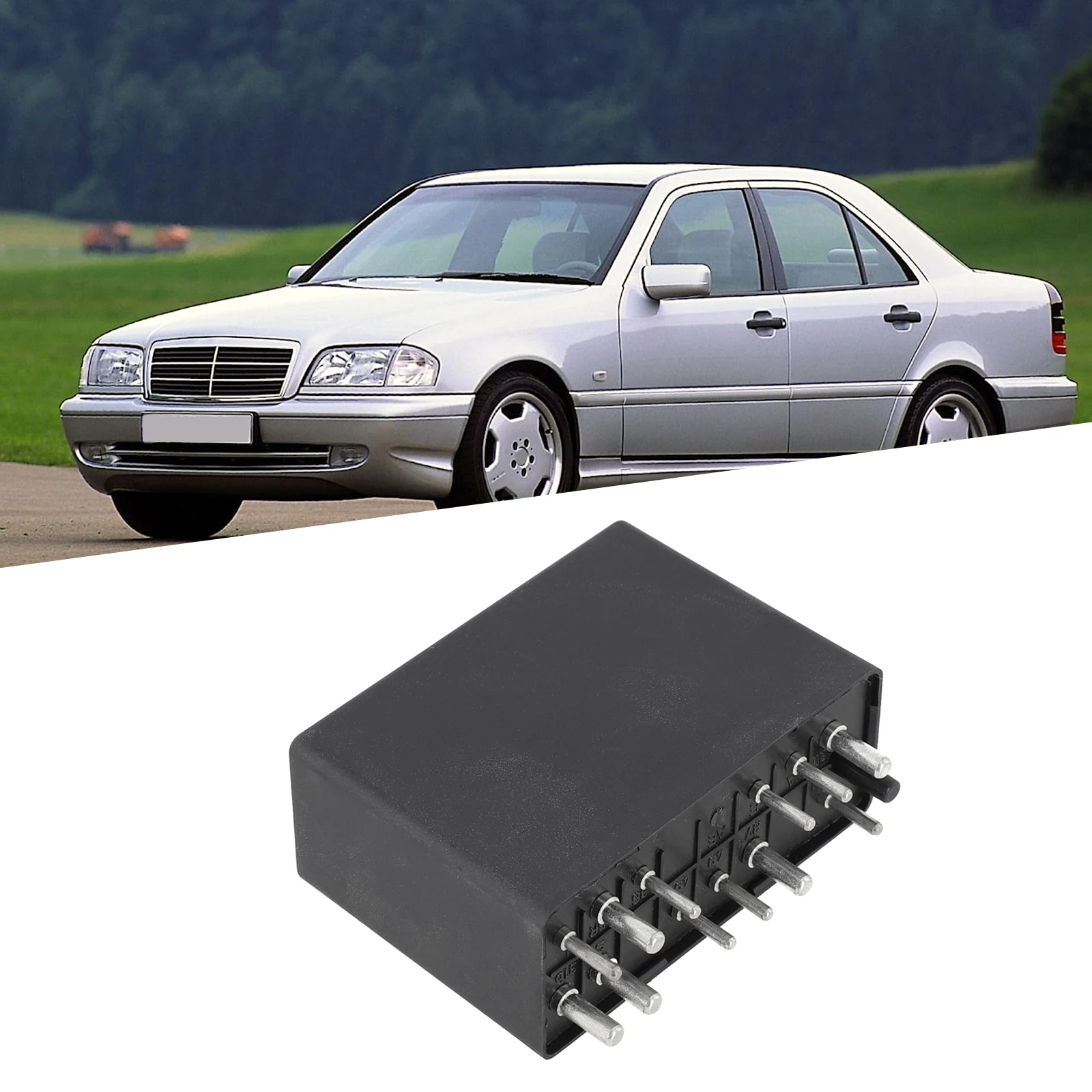 

1 шт. реле поворота автомобиля, мигающее реле дворника для Mercedes-W201 W202 W124 W126 OEM номер 2018210047 2018210057, черный