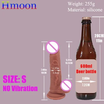 Big Soft Dildo Realistic Suction Cup Penis Lesbian Strapon Faloimitator Dick Huge Silicon Dildos for Women Gay Dildio Sex Toys 6