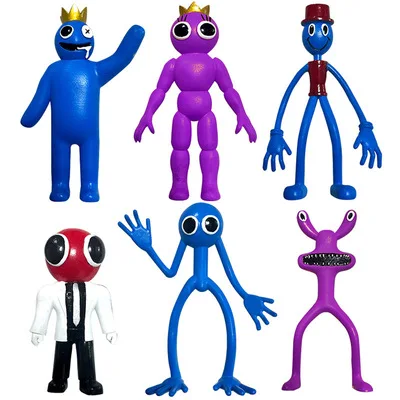 Rainbow Friend Roblox Miniaturas 8pcs Gamer Jogo De Terror