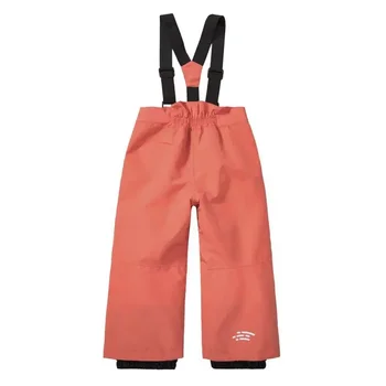 Children Girls Boys Skiing Pants Outdoor Sports Warm Snowsuit Kids Windproof Pants