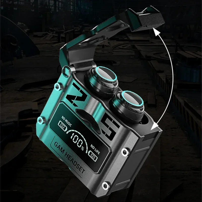 

M25 Control Noise Reduction Headsets Stereo Sports MIC TWS Wireless Headphones Bluetooth Earphones Touch Waterproof Earbuds With