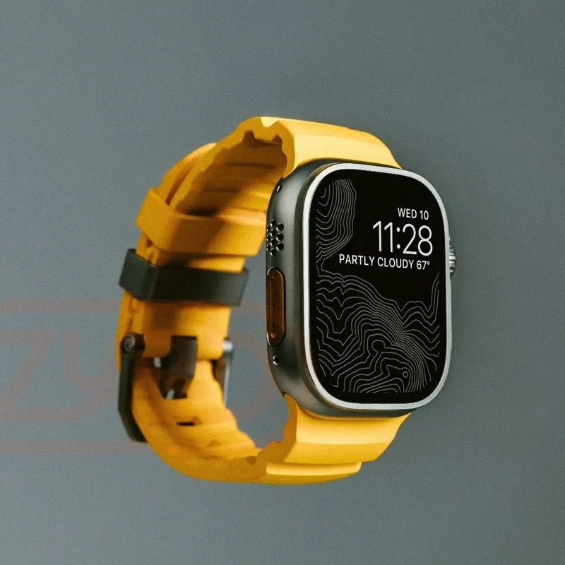 รูปสินค้า สายรัดข้อมือซิลิโคนสปอร์ต สำหรับ Apple Watch ทุกรุ่น