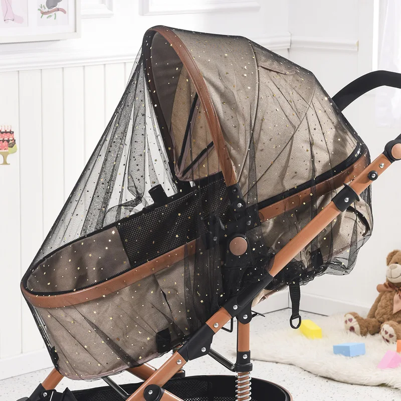 

Baby Stroller Mosquito Net Pushchair Cart Insect Shield Net Mesh Safe Infants Protection Mesh Cover Baby Stroller Accessories