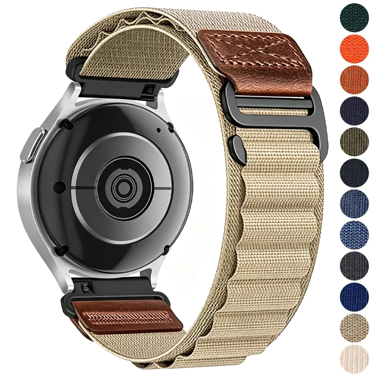 Nylon Strap Bracelet - Adjustable 20mm/22mm Premium Band