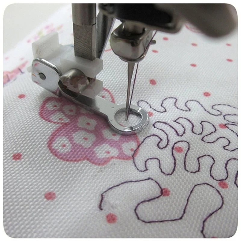 3pc Embroidery Presser Foot For Household Multifunctional Sewing