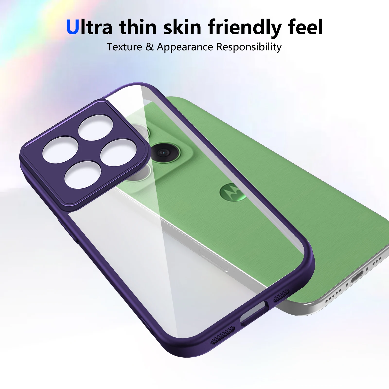 Luxury Transparent Shockproof Bumper Case Cover