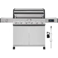 Grills 6-Burner Convertible Natural Gas Smart bbq Grill Stainless Steel Denali 605 with Rotisserie Kit 1