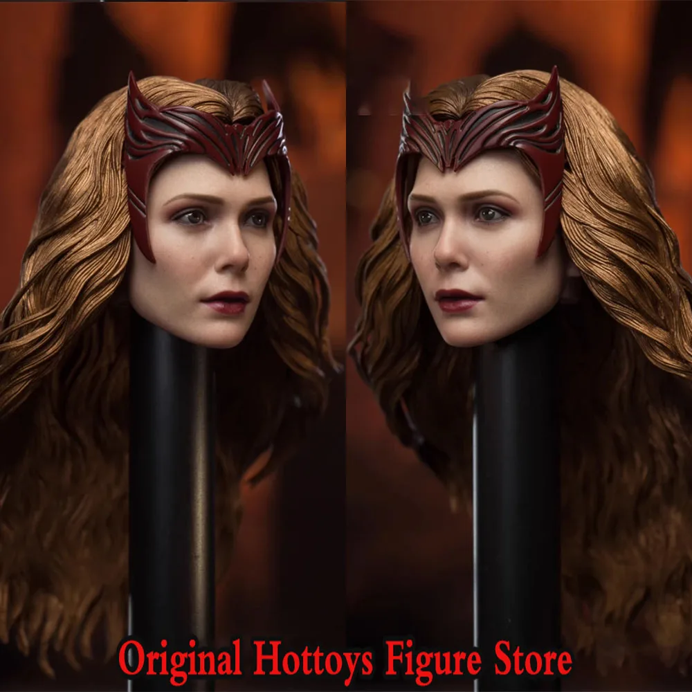 

BZZ игрушки BH191 масштаб 1/6 женский солдат алый ведьма 4,0 голова Лепка Элизабет Олсен голова Caarving для 12 дюймов экшн-Фигурки игрушки