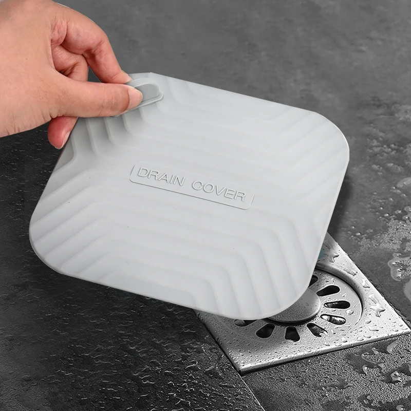 Silicone Floor Drain Deodorant Pad Kitchen Sink Strainer Toilet Pad Bathroom Anti Odor Sewer Deodorant Cover Water Stopper floor drain deodorant silicone drain stopper drain stopper