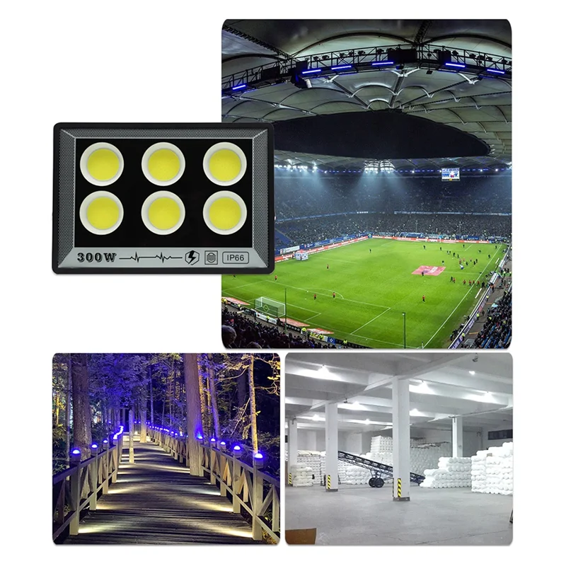 IALJ-LED 투광등 300W 220V 스포트라이트 IP65 방수 램프 LED 야외 투광 조명 정원 가로등