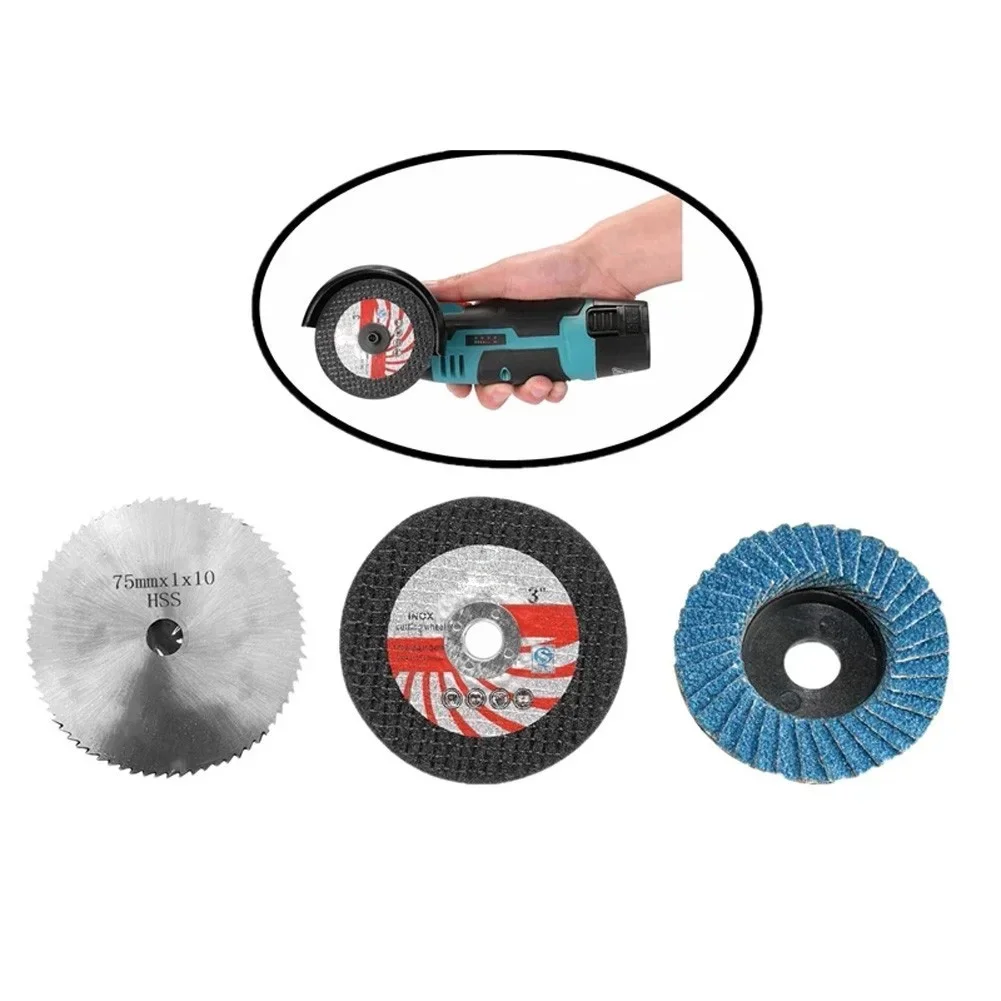 Carbite Cutting Disc Angle Grinder Attachment Tools 10mm Bore 75mm Diameter