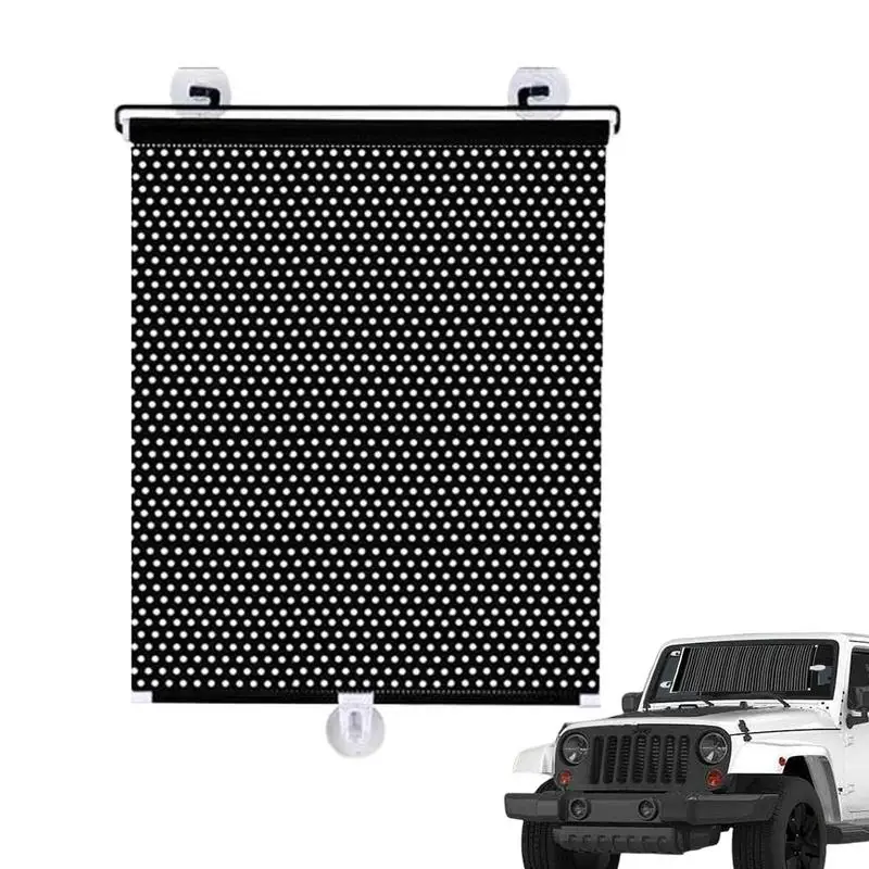 

Retractable Car Sun Shade Suction Cup Side Window Cover Automatic Roller Telescopic Block Automotive Sun Insulation Sunshade