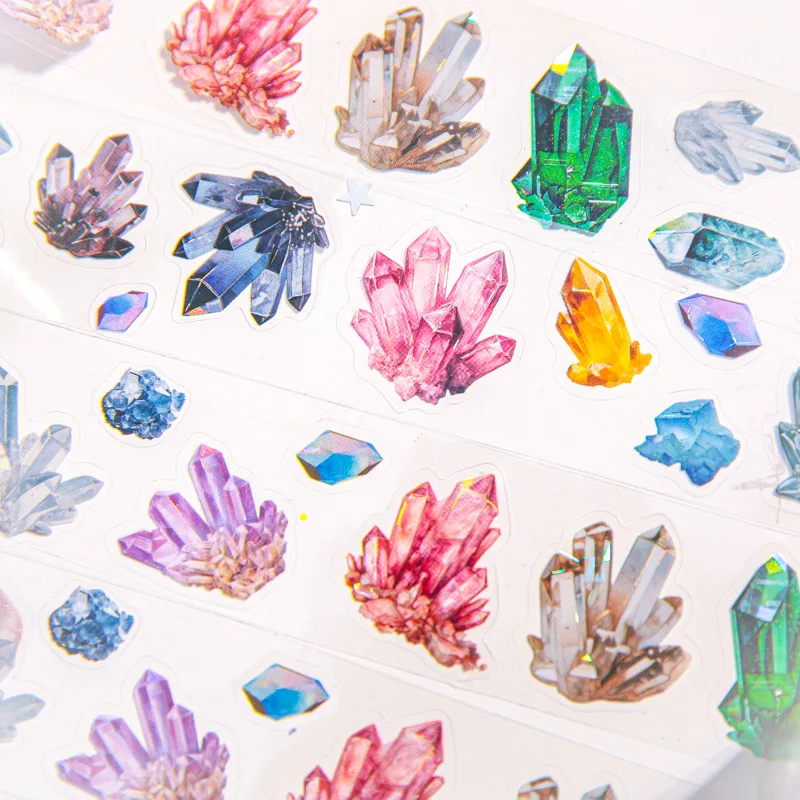 1pcs/1lot 장 접착 테이프 화려한 보석 장식 스크랩북킹 DIY 종이 일본 스티커