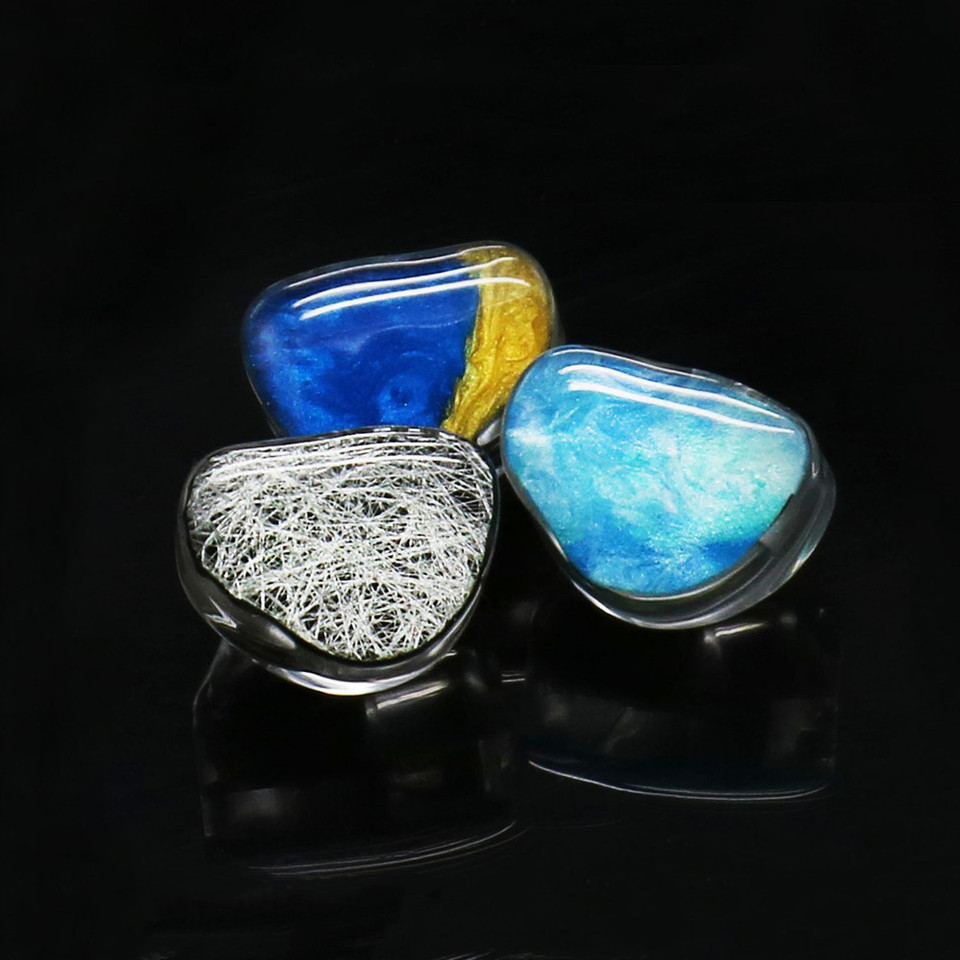 FENGRU Spark Resin In Ear Earphone Beryllium Film Dynamic Drive HiFi Music Audiophile Musician Headphone 2Pin 0.78 Detachable