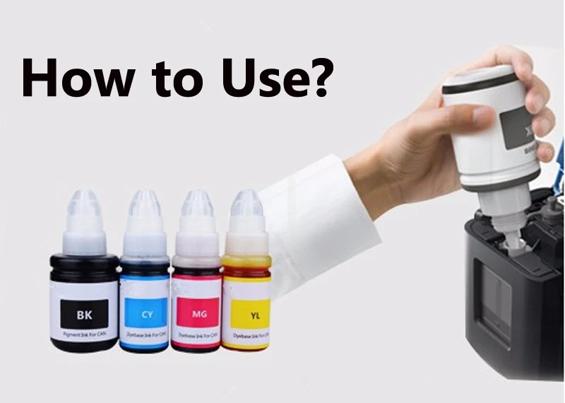 Refill Dye ink for Canon GI-490 GI 490 790 GI-790 GI-890 Pixma G3100 G1000 G1100 G1400 G2400 G3400 G2000 G2100 Printer/Set Aomya